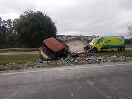 Atibaia previsão do tempo indica feriado de chuva em atibaia a chegada de uma frente fria deixa o céu com muitas nuvens e pode chover a qualquer hora, porém a temperatura vai estar alta: Caminhao Carregado Com Blocos Tomba Na Rodovia Dom Pedro Em Atibaia Sp Vale Do Paraiba E Regiao G1