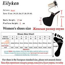 Shoe size chart use the shoe size chart below to find your us, euro, uk and cm/mexico shoe sizes. Sexy Lace Up Pumps Wedding Fetish Shoes Latform High Heel Stripper Flock Club 17 Cm Best Crossdress Tgirl Store