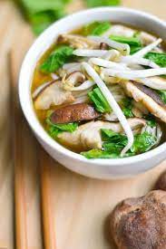 Bok Choy And Shiitake Noodle Soup A Dash Of Soul Healthy Recipes Rice Noodle Soups Asian Recipes