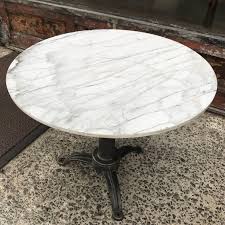 Never miss new arrivals that match exactly what you're looking for! Round Marble And Cast Iron Pedestal Cafe Dining Table At 1stdibs