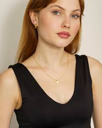 Real Silver Letter Necklace, 14K Gold Vermeil Initial Necklace, Minimalist  Jewelry for Women and Men, Perfect Gift for Her