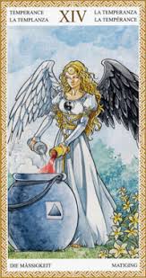 All the traits that the temperance card had, the reversed temperance shows all together different traits. Temperance Tarot Elements
