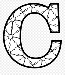 One of such methods are coloring pages with english letters and alphabet. Letters Coloring Pages Letter C To Colour Clipart 487026 Pinclipart