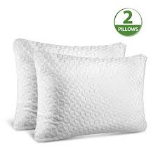 Free shipping on orders over $39. Sormag Adjustable Shredded Memory Foam Pillows For Sleeping King Size 2 Pack Bamboo Cooling Bed Pillows Neck Support For Back Stomach Side Sleepers Pricepulse