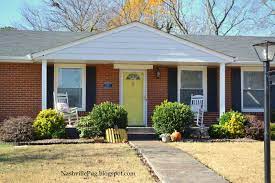 Home » home color combination » yellow brick ranch house colors. Yellow Door On A Brick Ranch Paint Color Is Goldenrod By Glidden Ranch House Exterior Brick Ranch Houses Red Brick House