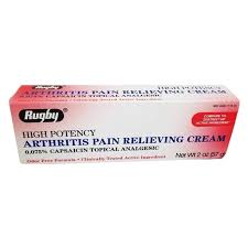 Rugby High Potency Arthritis Pain Relieving Cream Capsaicin Topical Analgesic 2 Oz Walmart Com Walmart Com
