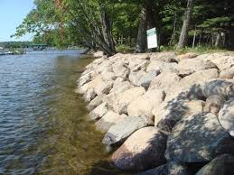 Shoreline Repair Lakeshore Rip Rap Shoreline Installation Serving The Brainerd Lakes Area Crosslake Lake Landscape Design Lake Landscaping Pond Landscaping