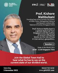 I am speaking at the Global Town Hall organised by the Foreign Policy  Community of Indonesia