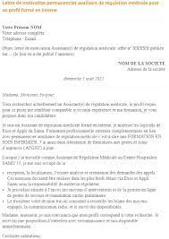Placé(e) sous l'autorité de la directrice du réseau, vous serez en charge de la gestion des outils communs au réseau et la coordination de la section image, son et numérique. Lettre De Motivation Assistant E De Regulation Medicale Phrase D Accroche Cv