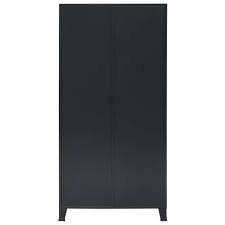 It even has a large mirror on the outside of one door. Festnight 42 Inch Tall Wardrobe With Hanging Bars Adjustable Shelves And Storage Drawers Industrial Style Home Office Cabinet Metal Furniture Bedroom Furniture Emosens Fr