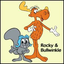Rocky And Bullwinkle Vintage Cartoon Old School Cartoons Old Cartoons