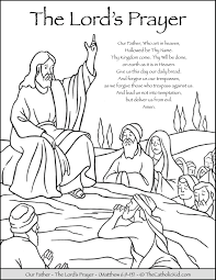 Thine is the kingdom the power. The Lord S Prayer Our Father Prayer Coloring Page Thecatholickid Com
