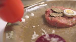 Rezept Beef Tartar Rote Bete Carpaccio Und Steinpilzsuppchen Steinpilzsuppe Rezepte Rote Bete Carpaccio