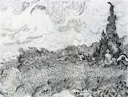 Van gogh found storms important for their restorative nature, symbolizing the better times of pure air and the rejuvenation of all society. Wheat Field With Cypresses At The Haude Galline Near Eygalieres 1889 Vincent Van Gogh Wikiart Org