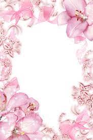 Transparent Pink Flowers Png Photo Frame Gallery Yopriceville High Quality Images And Transparent Png Flower Frame Transparent Picture Frames Pink Flowers