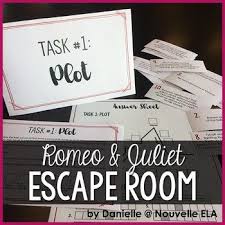 Romeo And Juliet Escape Room Review Activity Romeo And Juliet Escape Room Review Activities
