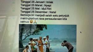 Hari raya idul fitri merupakan salah satu hari libur nasional di indonesia yang bertujuan untuk merayakan berakhirnya bulan puasa ramadhan. 4 Hari Raya Keagamaan Bertepatan Tanggal 25 Di Tahun 2020 Apa Maknanya Tribun Timur