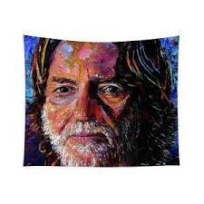 Keith Richards portrait Tapestry by Debra Hurd