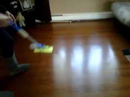 Yes, it is safe to clean most laminate floors with a solution of vinegar and water, which is yet another reason to love vinegar! How To Clean Laminate Flooring Remove Streak Smear Marks Youtube
