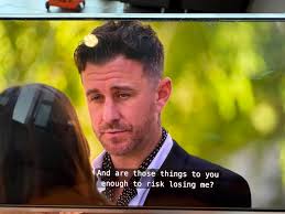 PURE MANIPULATION!!! Like don't get me wrong Sandy is not so innocent  either and she was saying one thing and acting another but the way he is  guilt tripping her! WOW