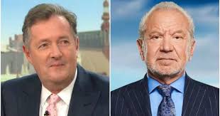 BBC The Apprentice star Lord Sugar's long-running feud with Piers Morgan