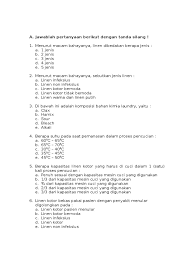 Contoh soal cerita novel beserta jawabannya. Soal Laundry Pdf