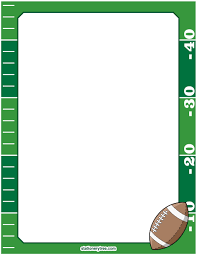 Free Football Stationery And Writing Paper Football Printables Free Football Writing Paper