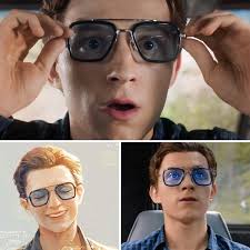 spiderman lentes tony stark
