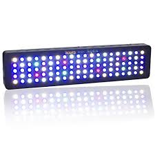 Marsaqua Dimmable 300w Led Aquarium Light Lighting Full Spectrum For Freshwater And Saltwater Fish Cor Aquarium Lighting Led Aquarium Lighting Fish Tank Lights