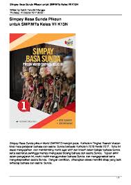 Kunci jawaban bahasa sunda kelas 8 guru ilmu sosial simpay basa sunda pikeun untuk smp mts kelas basa sunda pikeun untuk smp mts kelas vii k13n written pdf document. Simpay Basa Sunda Pdfcoffee Com