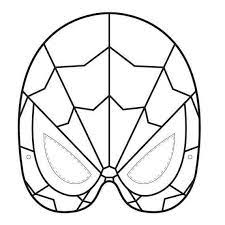 Le Maschere Di Carnevale Da Stampare E Colorare Sono Un Idea Divertentissima Da Proporre Ai Bambini Quest Anno Superhero Crafts Spiderman Mask Spiderman Party