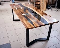 Dining Table Dinning Table Epoxy Dining Table Epoxy Resin Table Epoxy Table Industrial Dining Table Industrial Table Resin Dining Table In 2020 Dining Table Resin Table Walnut Table
