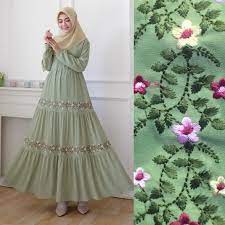 Gamis brokat warna hijau mint. Gamis Pakaian Busana Baju Dress Muslimah Wanita Baju Gamis Hijau Mint Maxi Dress Polos Gam 52yyg Shopee Indonesia