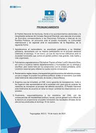 cuenta oficial nacionalistas, justicia social con libertad y democracia. Partido Nacional Responsabiliza Al Cne Por Las Consecuencias De Inestabilidad Social Que Genere La Falta De Resultados Hch Tv