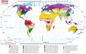 Weather Around The World Map World Climate Map