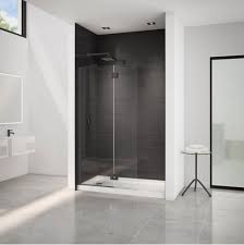 While choosing a walk in shower door for your shower room, keep some criteria in mind which can be helpful in selection. Shower Door Shower Doors Walk In Black Aaron Kitchen Bath Design Gallery Central Northern New Jersey