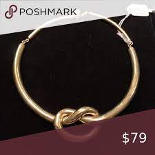 Michael Kors Collection Gold Knot Necklace Michael Kors Jewelry Michael Kors Collection Womens Jewelry Necklace