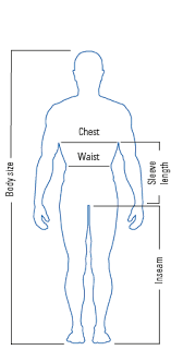 Measure at the thickest point of the forearm, below the elbow. Body Measurement Table