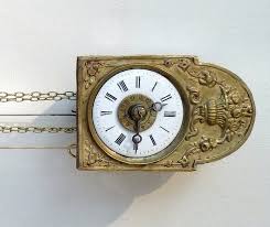 Sorg-Uhr, an attractive miniature wall clock, alarm, striking hours