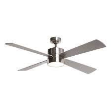 Chrome ceiling lights are beautiful on their own, but you still need to make sure they match and work well with other fixtures, especially those with visible metals. Brushed Chrome 52 4 Blade Led Ceiling Fan With Light Kit Overstock 31858125