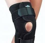 BSN Medical Safe-T-Sport Wrap-Around Hinged Knee Brace, XXL Large Black