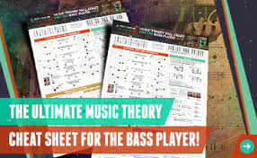 Music Theory Wall Chart For The Bass Player Aris Bass Blog