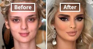 Add tip ask question comment download. 23 Photos Taken Before And After Brides Got Their Wedding Makeup New Pics Bored Panda
