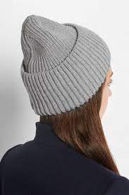 Stella Mccartney Ribbed Knit Wool Beanie Vyazanye Shapochki Shapochka Vyazanie