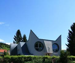 Kindergarten Wolfartsweier Is Located In Karlsruhe Germany The Cat Shaped Kindergarten Was Designed By Artist Tomi Ungerer Dream Illustration Tomi Karlsruhe