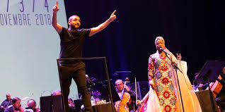 Connu pour ses talents de trompettiste, ibrahim maalouf est un artiste aux nombreuses facettes. Angelique Kidjo And Ibrahim Maalouf Perform The Queen Of Sheba Review Songlines