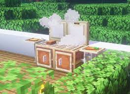 A Friend And I Made An Outdoor Grill We Think It S Pretty Convincing Detailcraft Minecraft Architecture Minecraft Modern Minecraft Houses