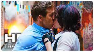 The plot of the film , according to the trailer's youtube description , is, a bank teller discovers that he's actually an npc inside a brutal, open world video game. (review: Free Guy Trailer 2 Official New 2021 Ryan Reynolds Superhero Movie Hd Youtube