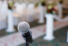 Image result for images of an MC at a function in kenya