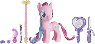 Species anthro equestria girls human humanized pony earth pony pegasus unicorn alicorn. Amazon Com My Little Pony Magical Salon Pinkie Pie Toy 6 Hair Styling Fashion Pony Toys Games